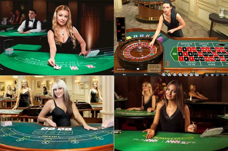 Panel meja dan dealer live yang terlihat dari antarmuka mobile DOLANTOGEL